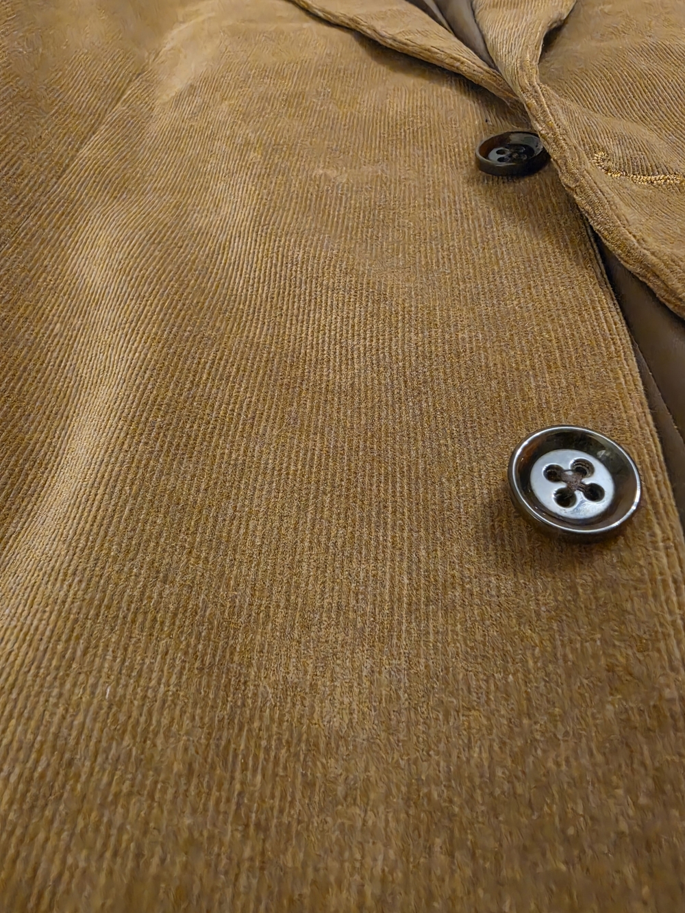 Stafford Corduroy Blazer Dark Academic-Style Elbow Patches View 6